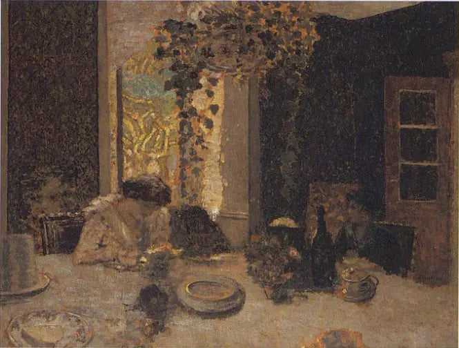 The dining room at La Naz - Édouard Vuillard