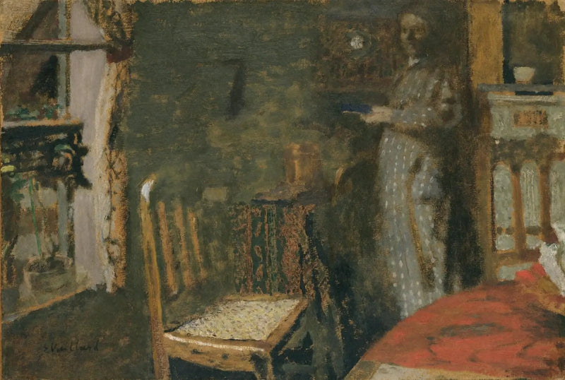 The dining room, rue des Batignolles - Édouard Vuillard