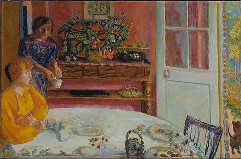 The Dining Room, Vernonnet - Pierre Bonnard