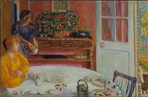 The Dining Room, Vernonnet - Pierre Bonnard