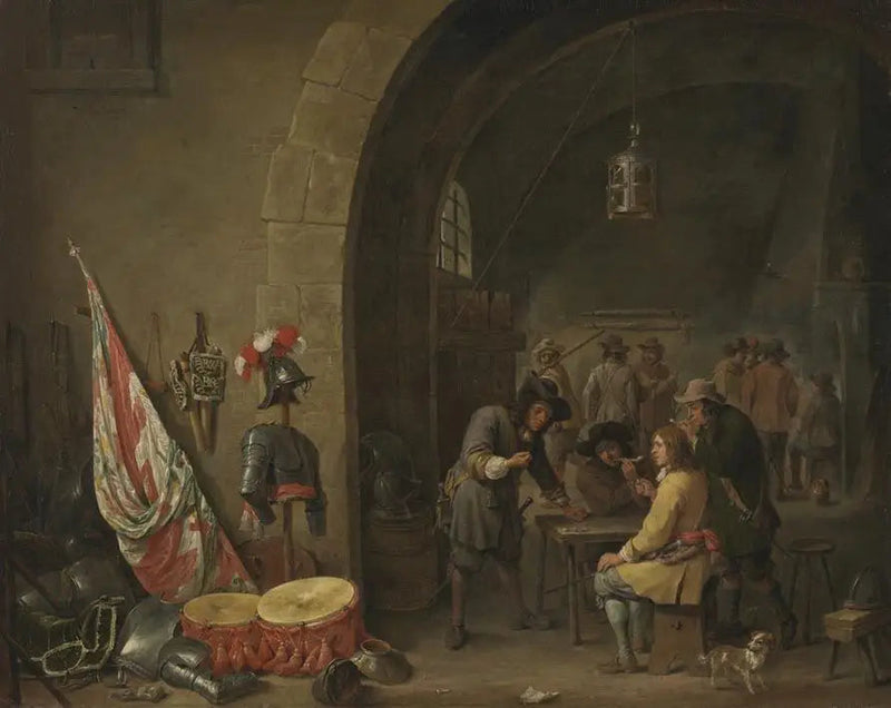 The Guard Room - David Teniers the Younger
