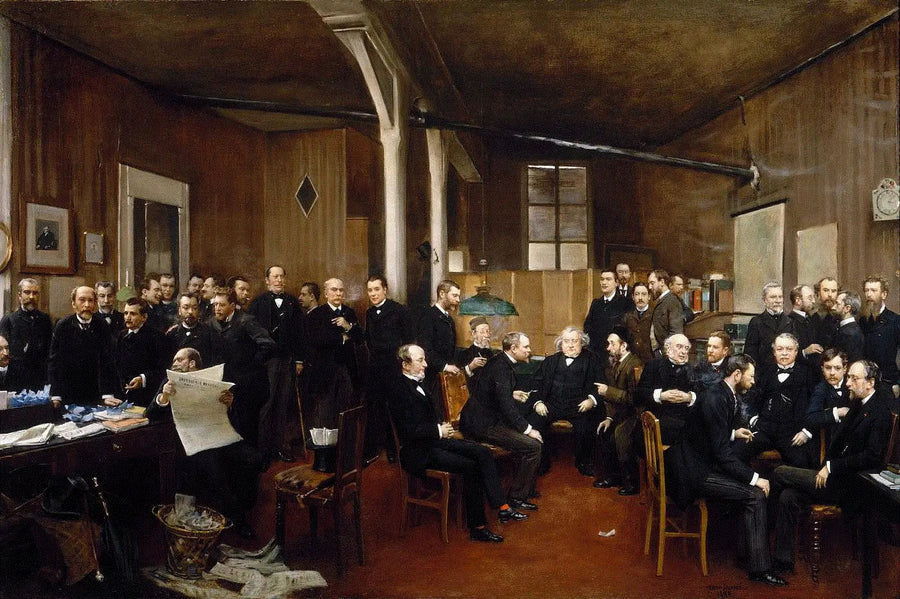 The Editorial Office of the Journal des Débats - Jean Béroud