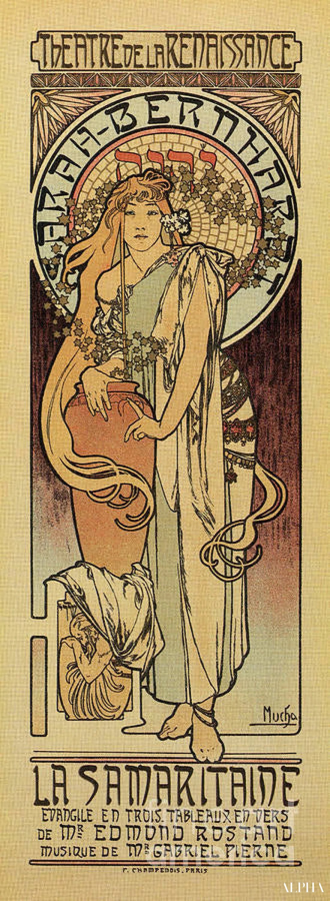La samaritaine - Mucha - Reproductions de tableaux et peintures haut de gamme