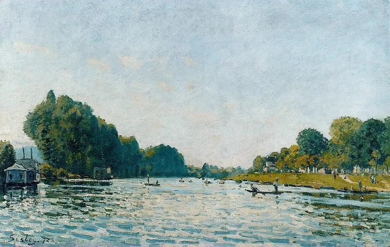 The Seine at Bougival - Alfred Sisley