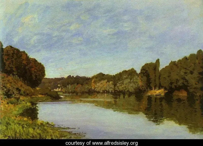 The Seine at Bougival - Alfred Sisley