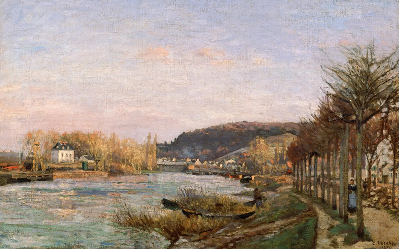 The Seine at Bougival - Camille Pissarro