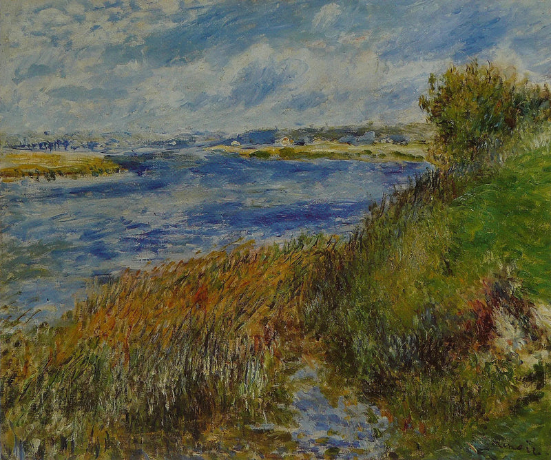 The Seine at Champrosay - Pierre-Auguste Renoir
