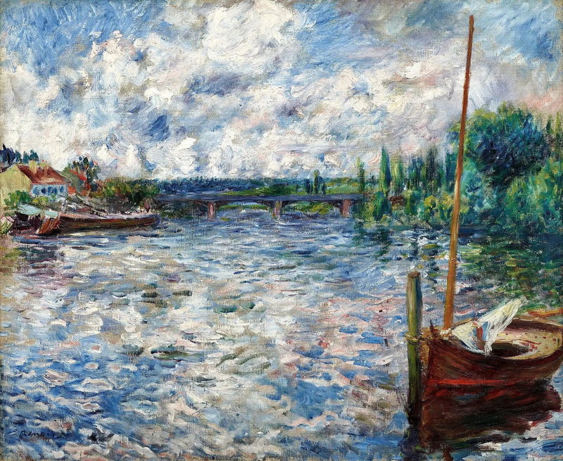 The Seine at Chatou - Pierre-Auguste Renoir