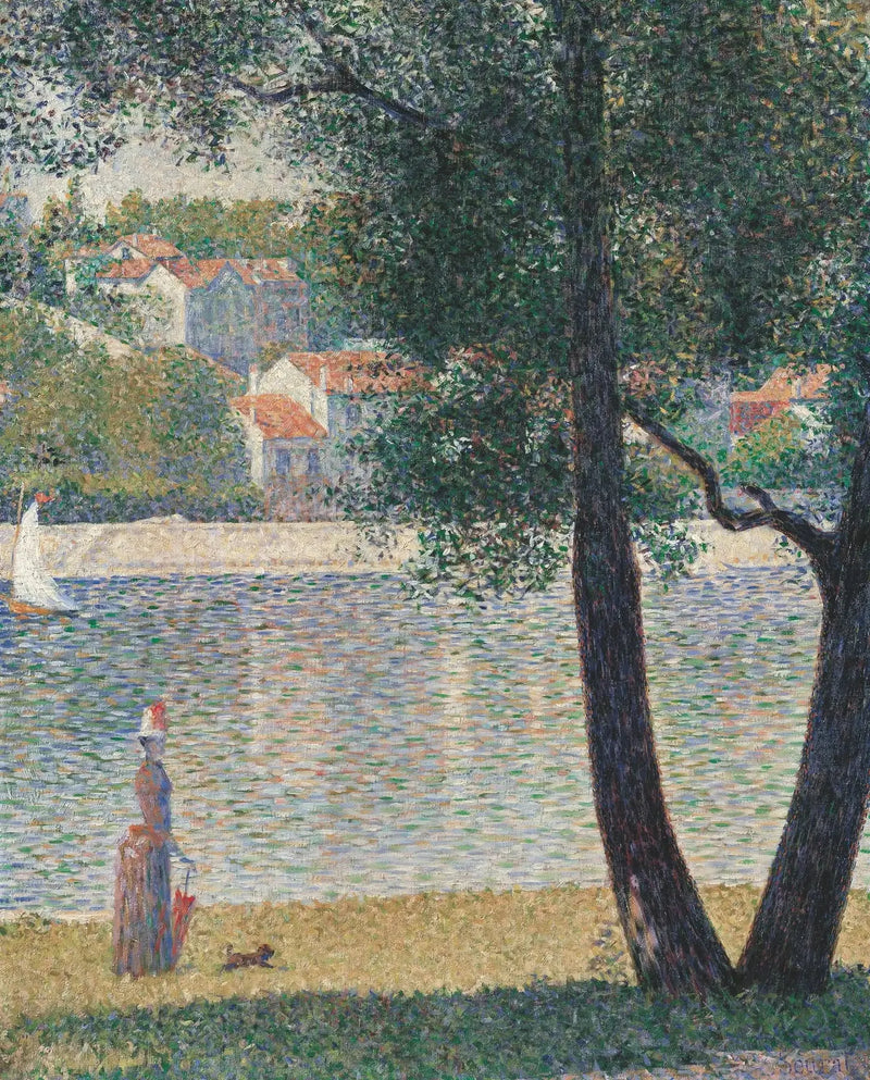 The Seine at Courbevoie - Georges Seurat