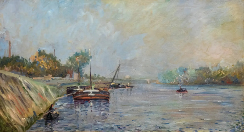 The Seine at Courbevoie - Paul Signac