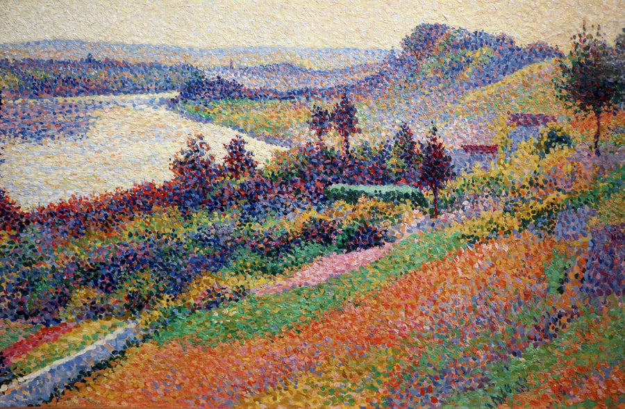 The Seine at Herblay - Maximilien Luce