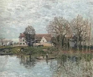 The Seine at Port-Marly - Alfred Sisley