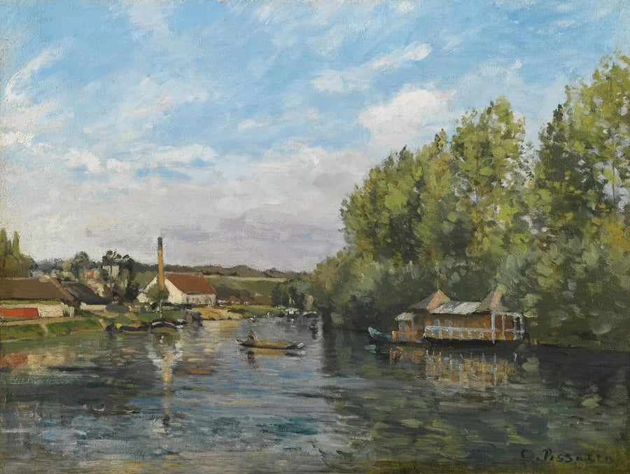 The Seine at Port-Marly - Camille Pissarro