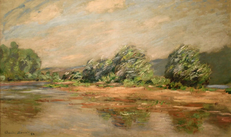 The Seine at Port-Villez - Claude Monet