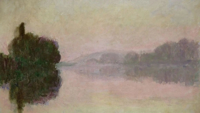 The Seine at Port-Villez, evening effect - Claude Monet