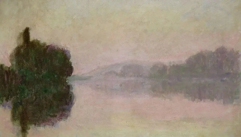 The Seine at Port-Villez, evening effect - Claude Monet