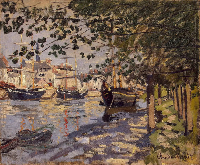 The Seine at Rouen - Claude Monet