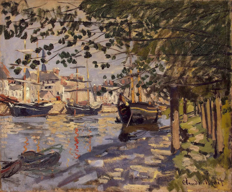 The Seine at Rouen - Claude Monet