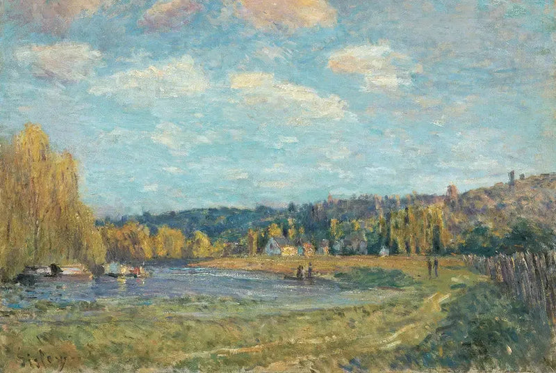The Seine at Saint-Cloud - Alfred Sisley