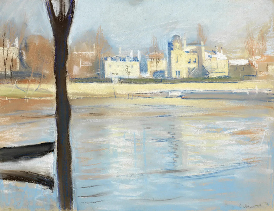 The Seine at Saint-Cloud - Edvard Munch