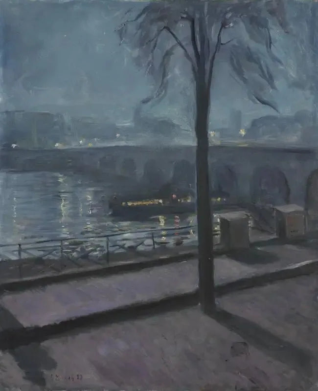 The Seine at Saint-Cloud - Edvard Munch