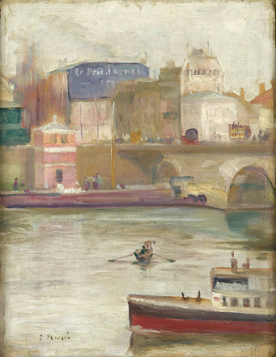 The Seine at Saint-Cloud - Edvard Munch