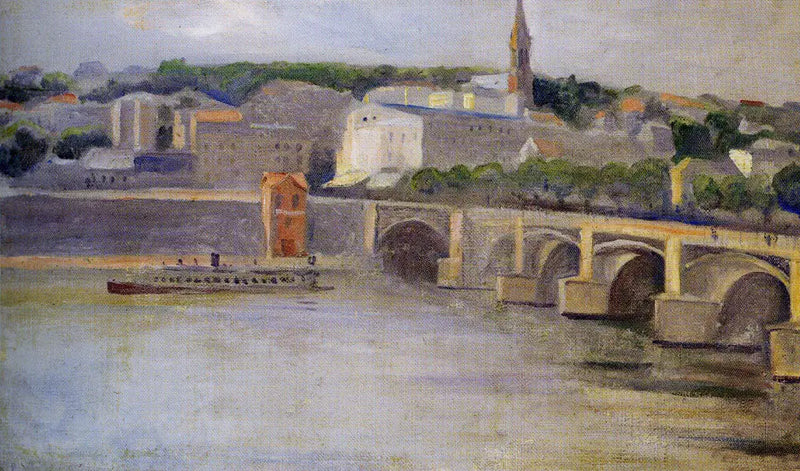 The Seine at Saint-Cloud - Edvard Munch