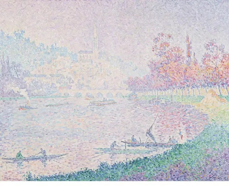 The Seine at Saint-Cloud - Paul Signac