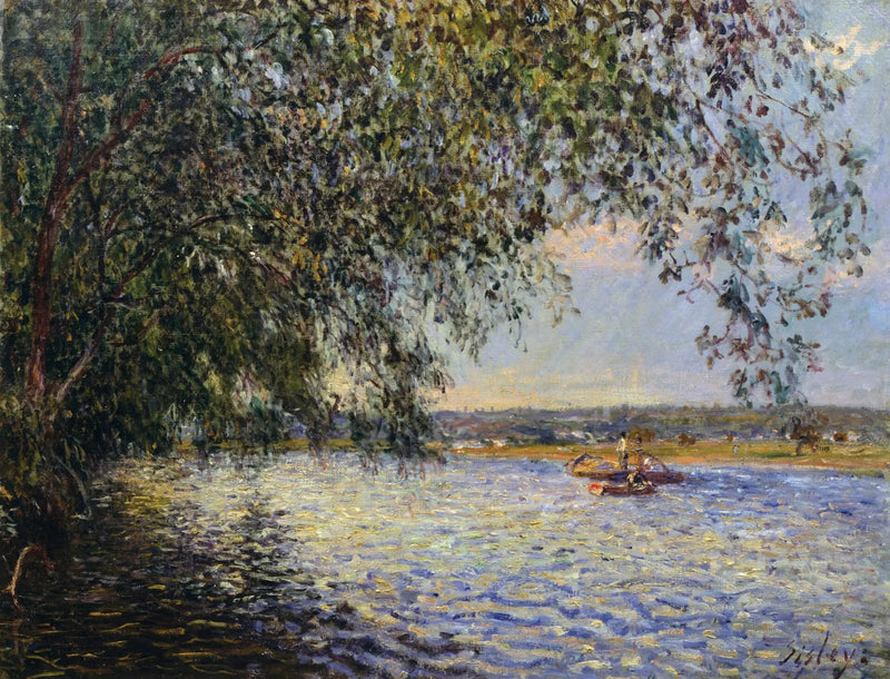 The Seine at Saint Mammès - Alfred Sisley