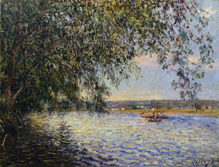 The Seine at Saint Mammès - Alfred Sisley