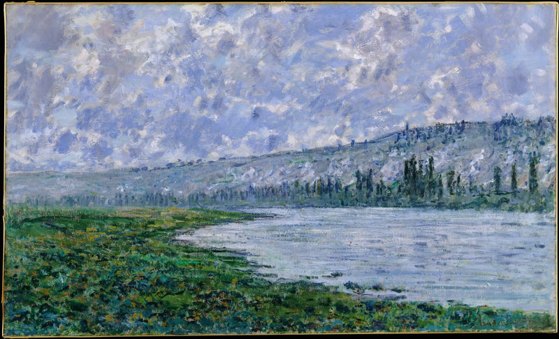 The Seine at Vétheuil - Claude Monet