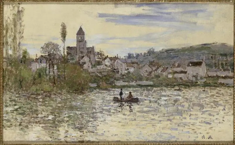 The Seine at Vétheuil - Claude Monet