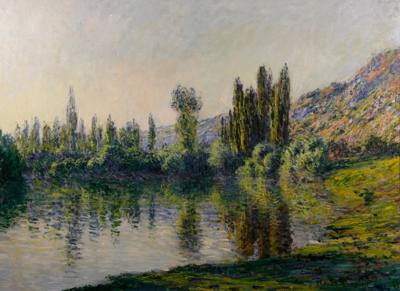 The Seine at Vétheuil - Claude Monet
