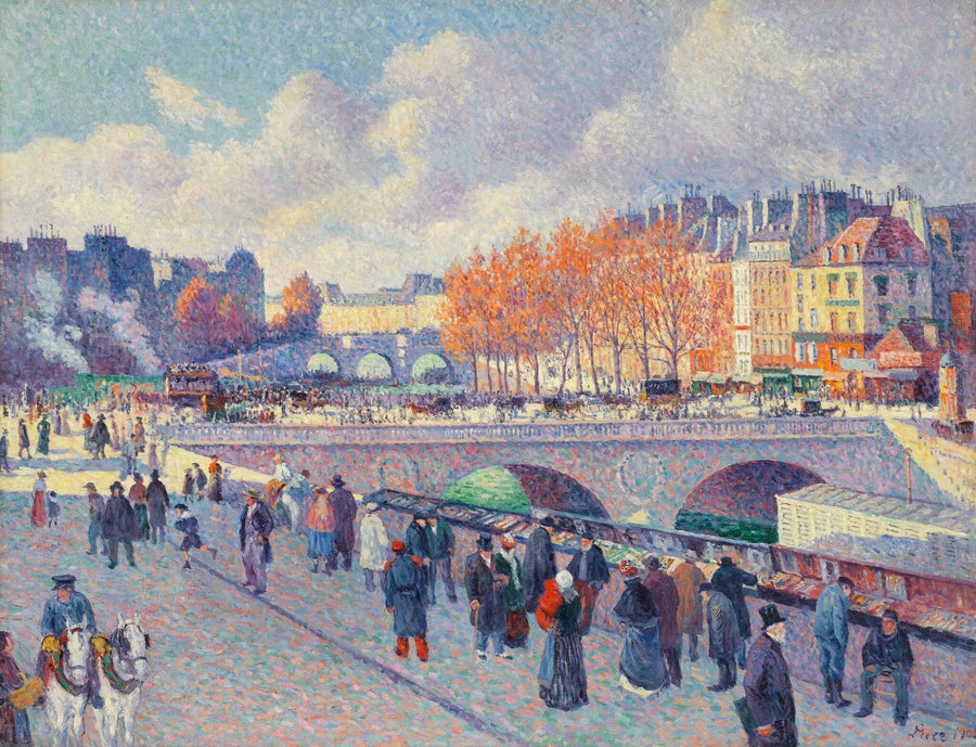 The Seine at Saint-Michel Bridge - Maximilien Luce