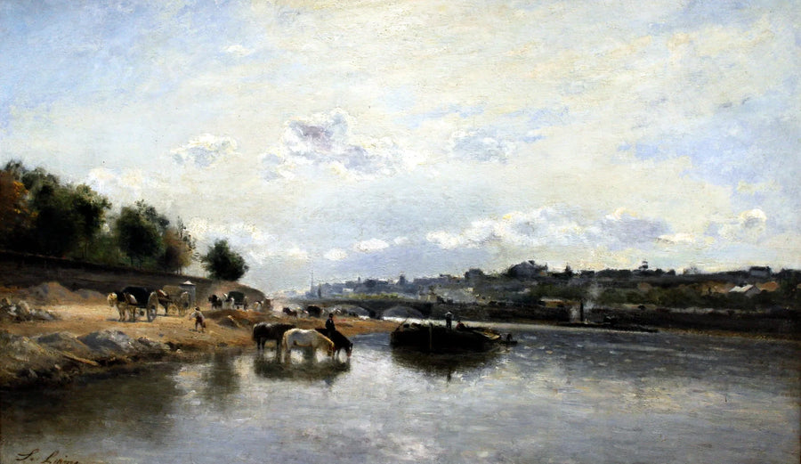 The Seine and the Iéna Bridge - Stanislas Lépine