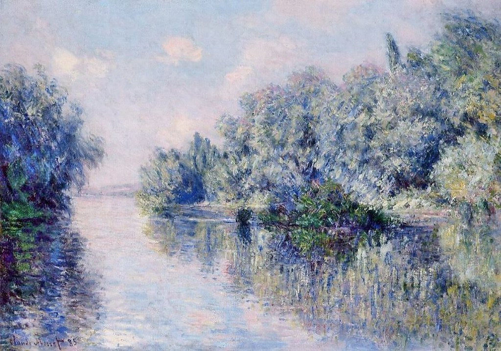 Reproduction du tableau « La Seine près de Giverny - Claude Monet » par Alpha Reproduction en peinture à l’huile