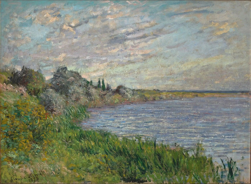 The Seine near Vétheuil - Claude Monet