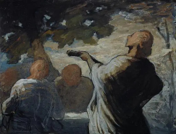 La Serenade - Honoré Daumier