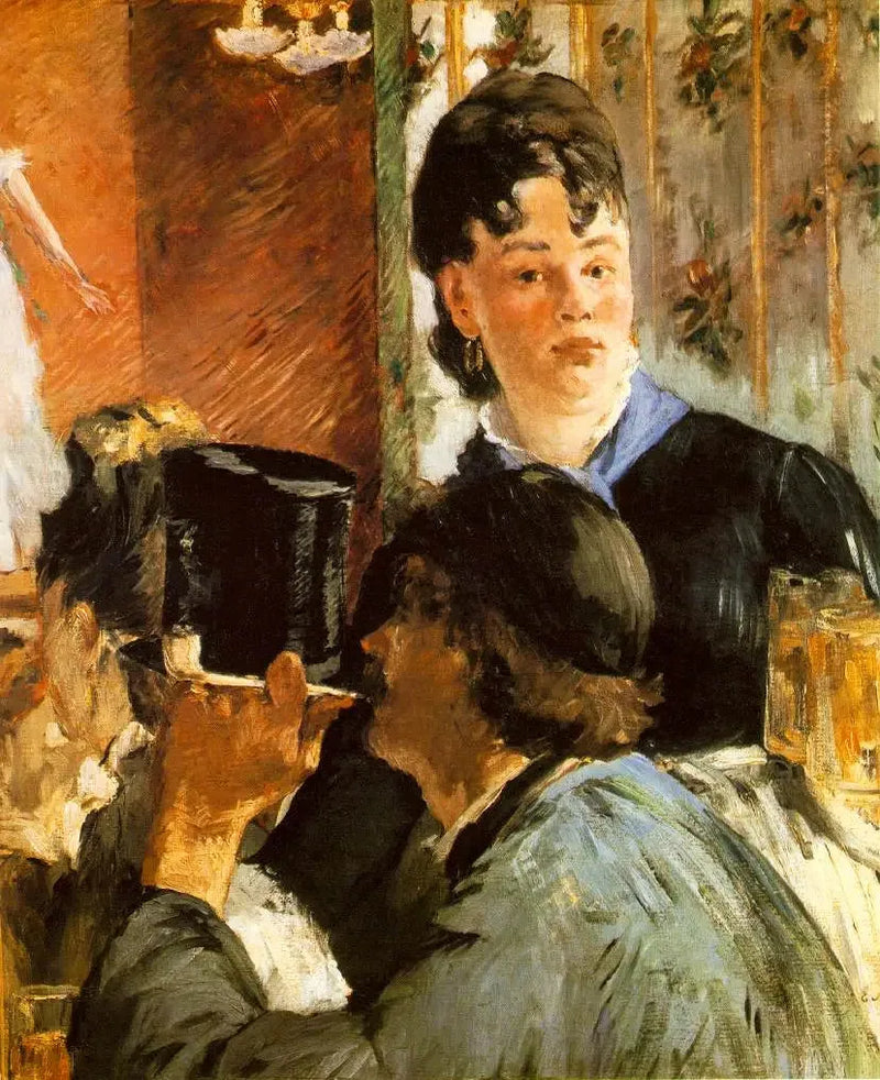 The Waitress with Beer Mugs - Édouard Manet