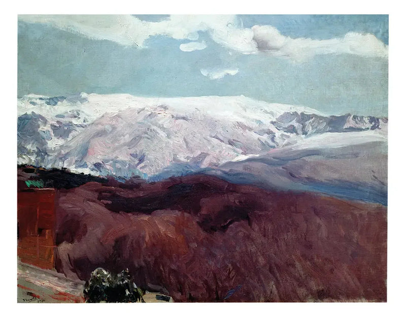 The Sierra Nevada in Winter - Joaquín Sorolla