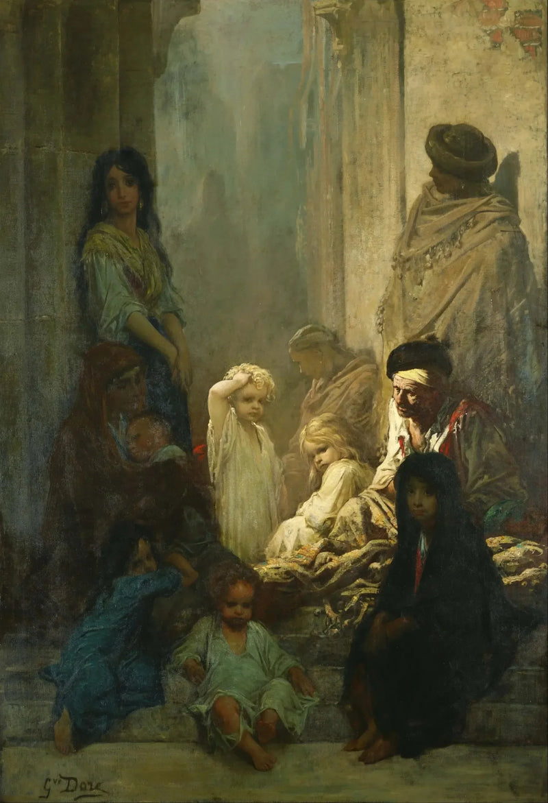La Siesta, Memory of Spain - Gustave Doré