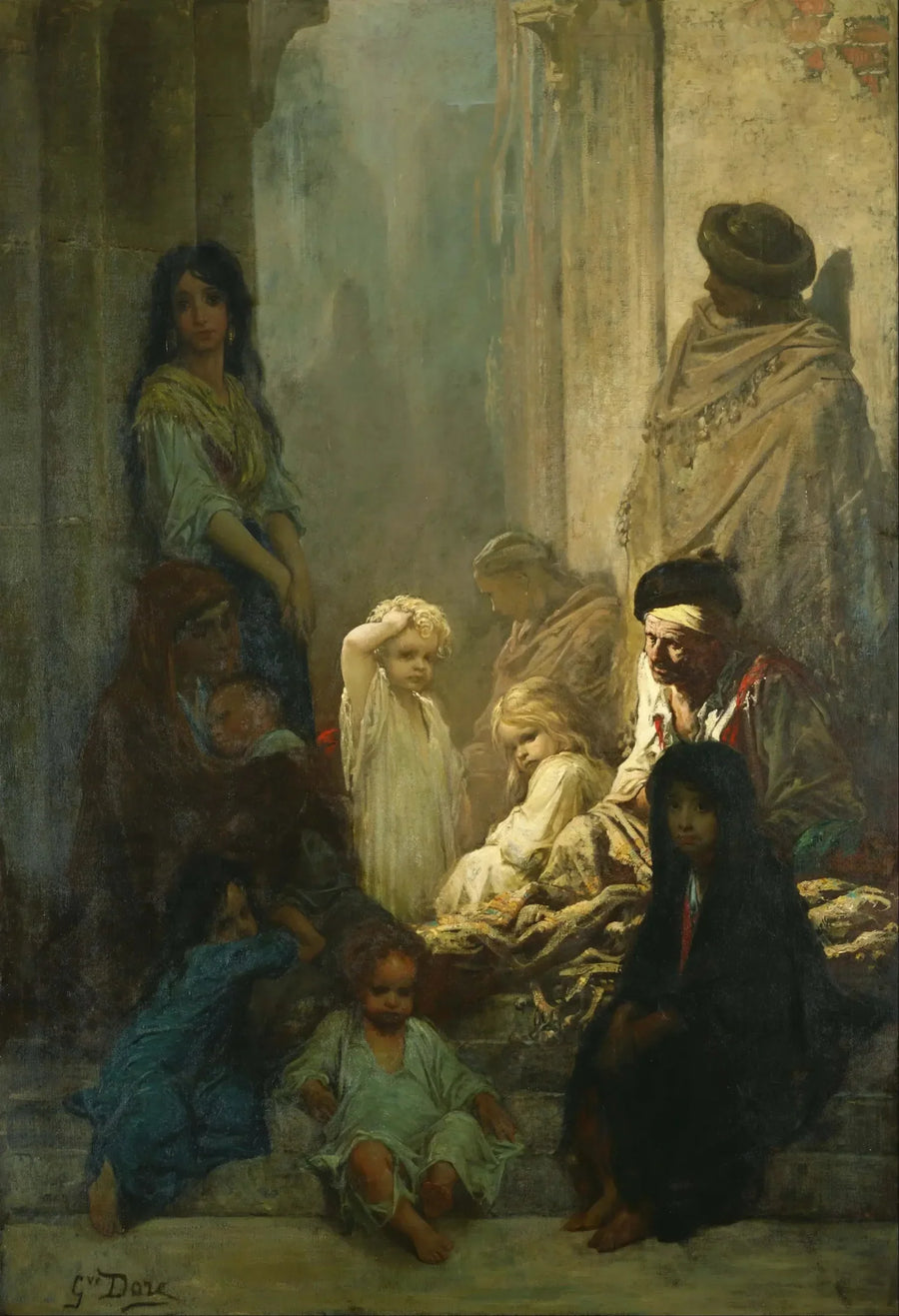 La Siesta, Memory of Spain - Gustave Doré