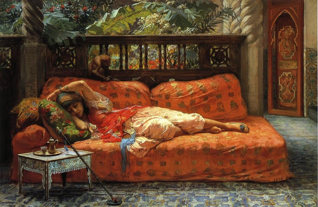 La Sieste (Afternoon Dream) - Frederick Arthur Bridgman