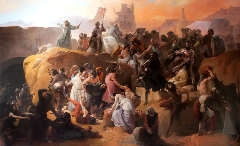 The Crusaders' Thirst in Jerusalem - Francesco Hayez