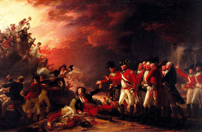 The sortie of the Gibraltar garrison - John Trumbull
