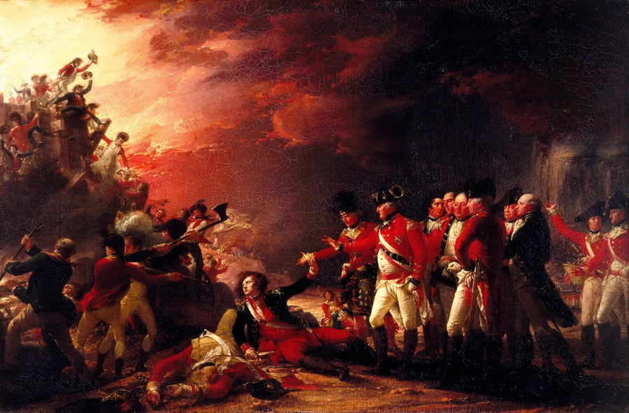 The sortie of the Gibraltar garrison - John Trumbull