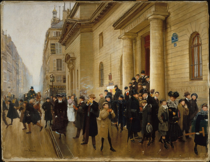 The Exit of the Condorcet High School - Jean Béraud