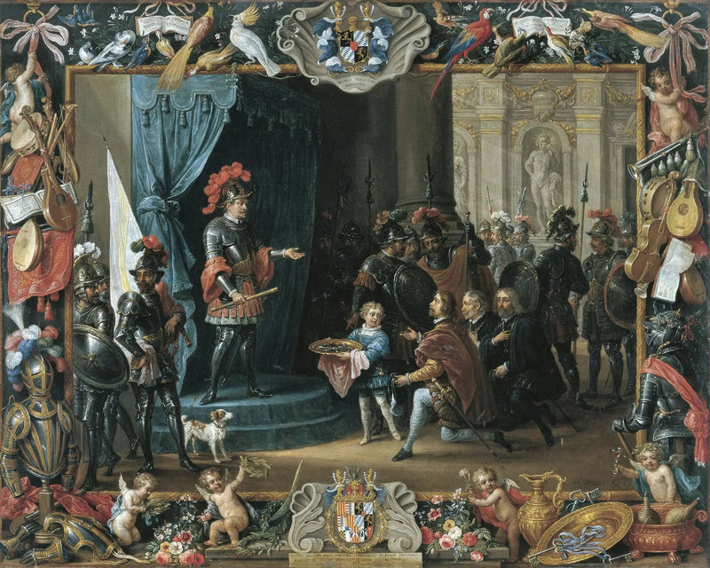 The submission of the Sicilian rebels to Antonio de Moncada in 1411 - David Teniers the Younger