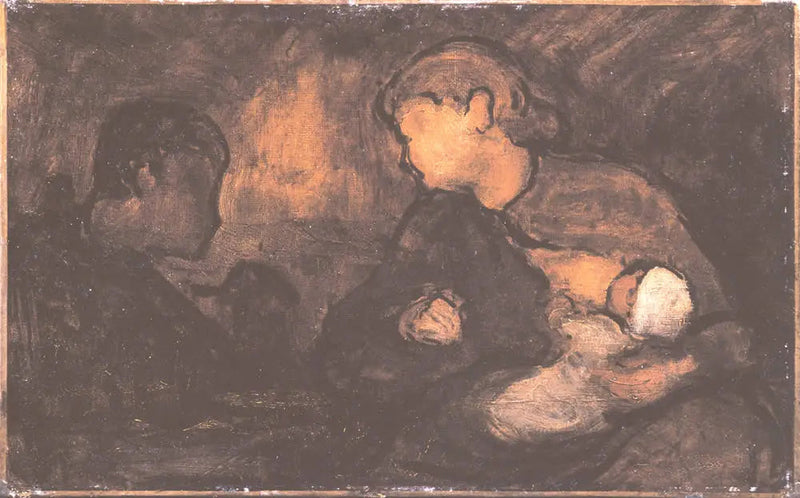 The Soup - Honoré Daumier