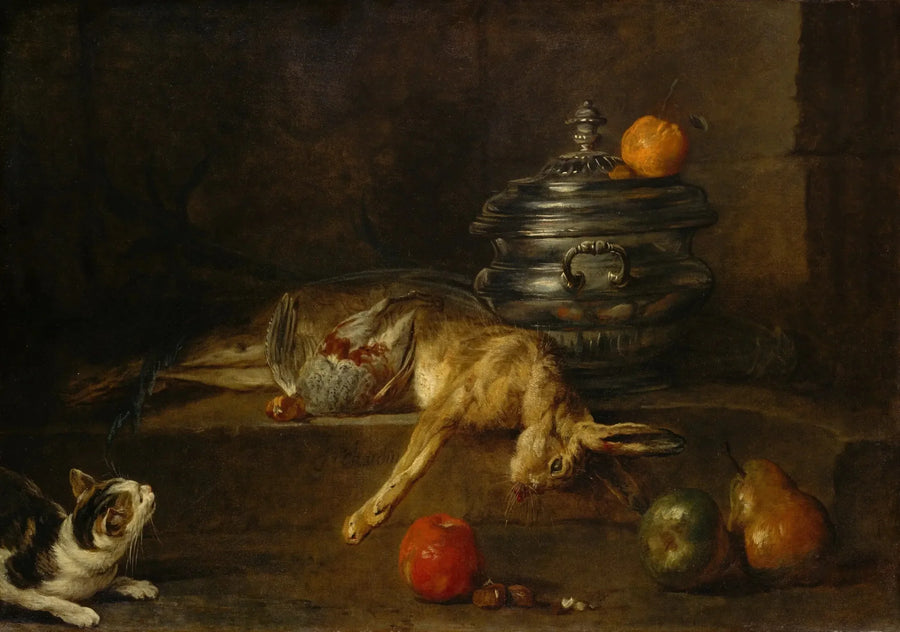 The Silver Soup Tureen - Jean Siméon Chardin